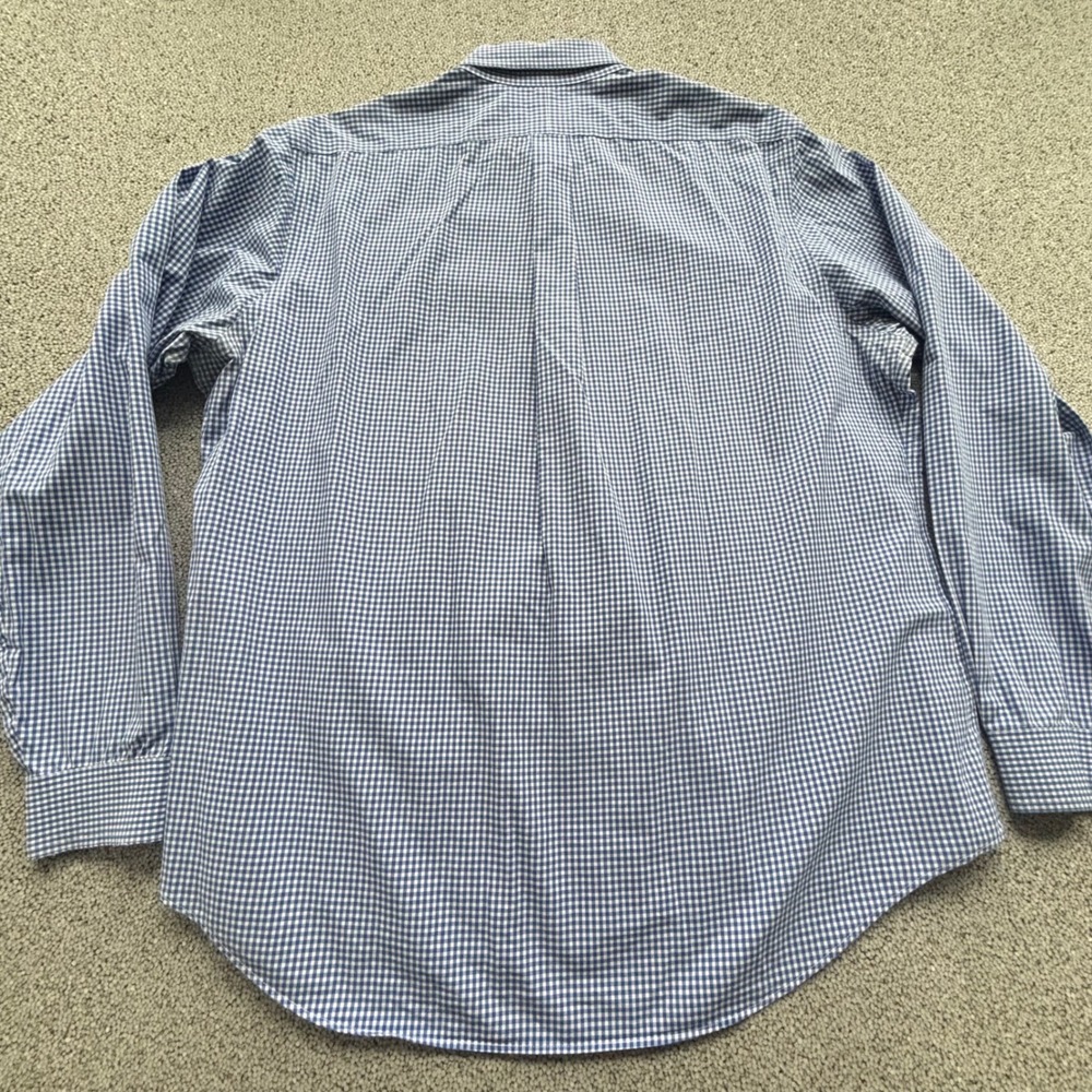 Polo Ralph Lauren Button Down Mens XL Blue Gingham US Open Tennis Preppy Pony - Picture 6 of 8